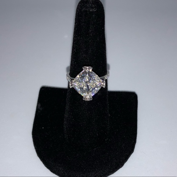 4ct Princess Cut Ring - Picture 5 of 15